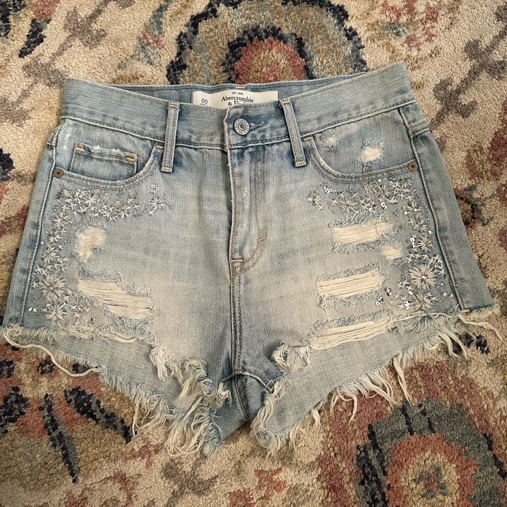 Vintage A&F Embellished Shorts